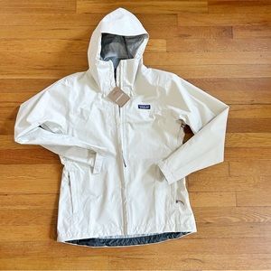 Patagonia Women's Torrentshell 3L Rain Jacket in Shade Wool White NWT